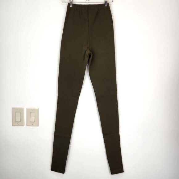 Wardrobe.NYC NWT Side Zip Legging Womens XS Military Green Pull On Stretch $400 - Picture 6 of 12
